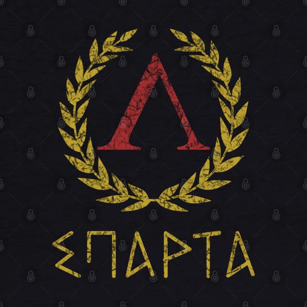 SPARTA IN GREEK by bumblethebee